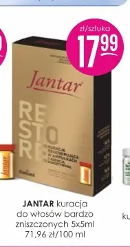 Kuracja do włosów bardzo zniszczonych Jantar promocja w Drogerie Jasmin