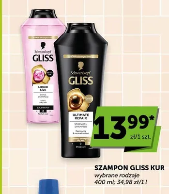 Szampon GLISS KUR Ultimate Repair promocja w ABC
