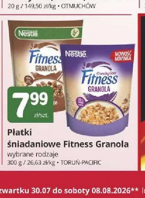 Płatki śniadaniowe Fitness Granola czekoladowe promocja w Marketvita