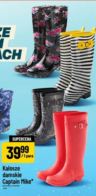 Kalosze damskie Captain Mike promocja w POLOmarket