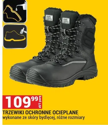 TRZEWIKI OCHRONNE OCIEPLANE różne rozmiary ANTISLIP promocja w Merkury Market