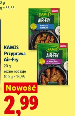Przyprawa Air-Fry Kurczak Koreański Kamis promocja w Lidl
