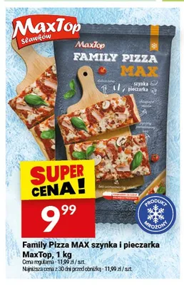 Family Pizza MAX szynka i pieczarka MaxTop promocja w Twój Market