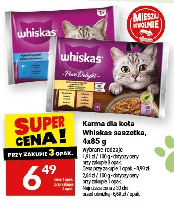 Karma dla kota saszetka promocja w Twój Market