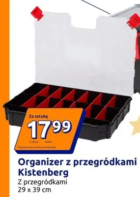 Organizer z przegródkami Kistenberg promocja w Action