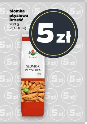Słomka ptysiowa Brześć promocja w Netto