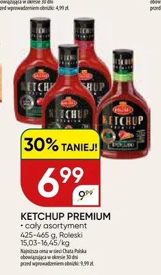 Ketchup Premium Roleski promocja w Chata Polska