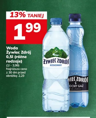 Woda niegazowana Żywiec Zdrój promocja w Hitpol