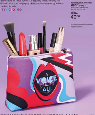 Kosmetyczka Powiedz STOP Przemocy Avon promocja w AVON