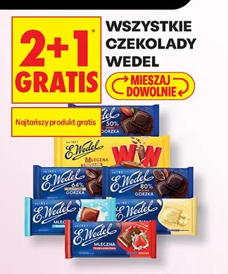 Czekolada gorzka 80% E.Wedel promocja w Biedronka