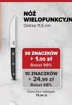 Nóż wielofunkcyjny Consigli promocja w Intermarche