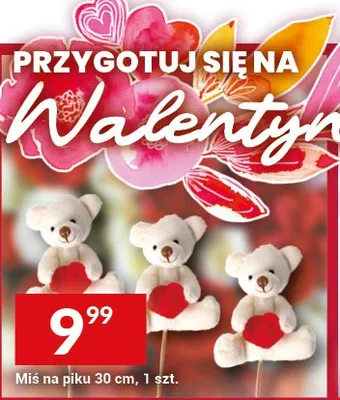 Miś na piku 30 cm, 1 szt. promocja w Twój Market