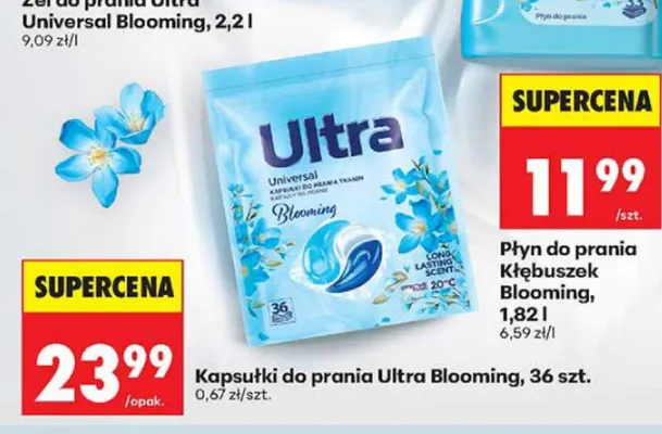 Kapsułki do prania Ultra Blooming promocja w Biedronka