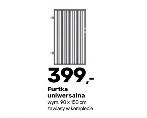 Furtka ogrodzeniowa uniwersalna Eryk promocja w Bricomarche