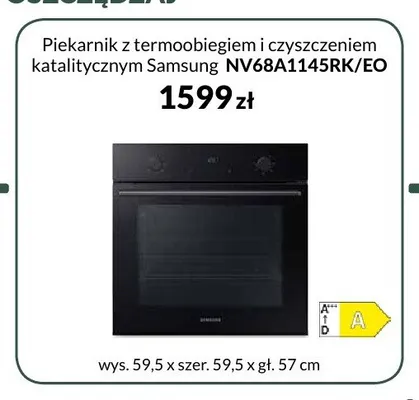 Piekarnik z termoobiegiem i czyszczeniem katalitycznym Samsung promocja w Salony Agata