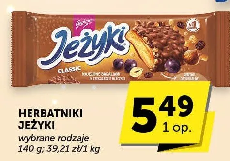 Herbatniki Jeżyki promocja w Euro Sklep