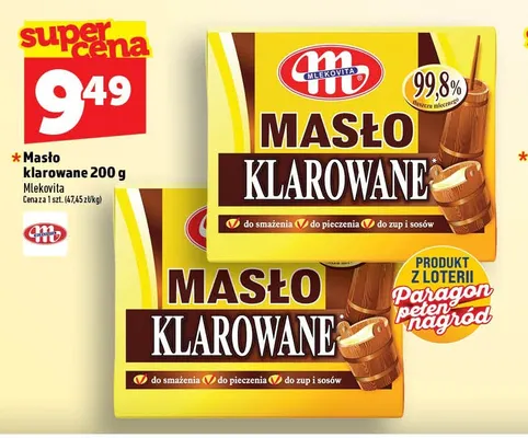 Masło klarowane Mlekovita promocja w TOPAZ