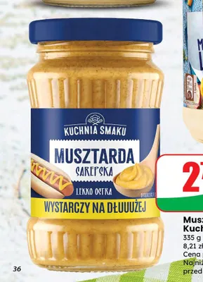 Musztarda sarepska XXL lekko ostra promocja w Dino