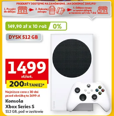 Konsola Xbox Series S promocja w Auchan