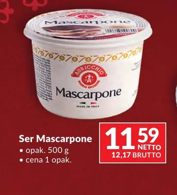 Ser mascarpone Auricchio promocja w Makro