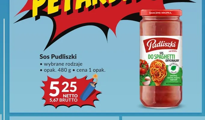 Sos do spaghetti oryginalny Pudliszki promocja w Makro
