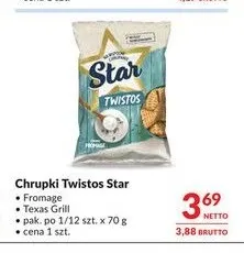 Chrupki Twistos Texas Grill Star promocja w Makro