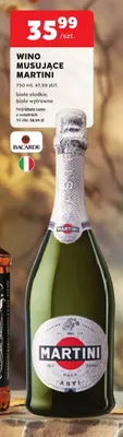 Wino musujące Martini białe wytrawne promocja w Stokrotka