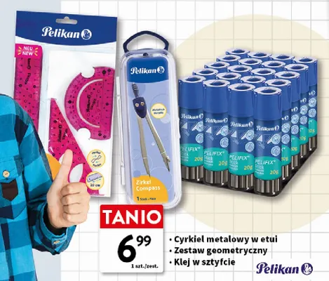 Zestaw geometryczny Pelikan promocja w Intermarche