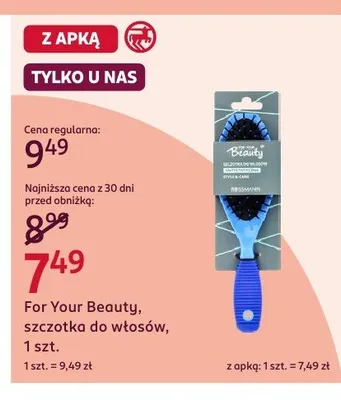 Szczotka do włosów promocja w Rossmann