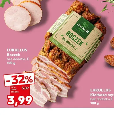 Boczek LUKULLUS bez dodatku E promocja w Kaufland