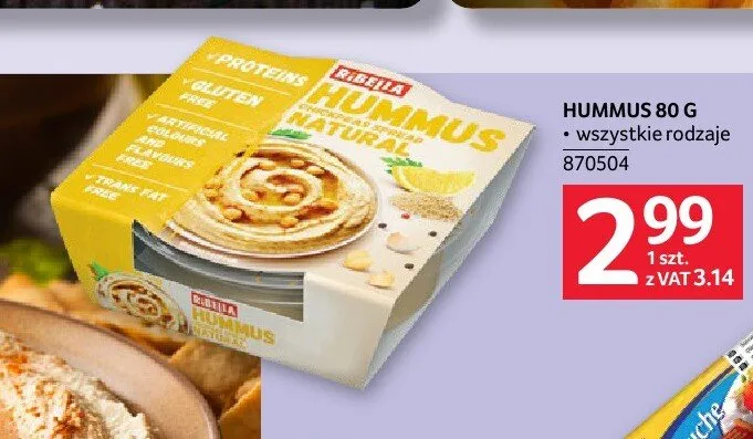 Hummus Ribella promocja w Selgros