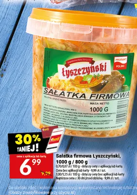 Sałatka firmowa Łyszczyński promocja w Twój Market