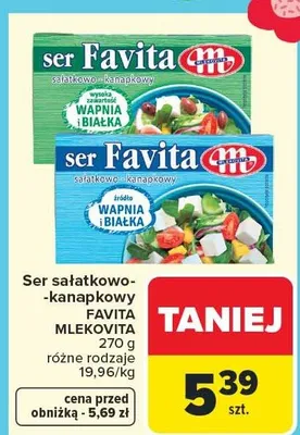 Ser sałatkowo-kanapkowy różne rodzaje promocja w Carrefour Market