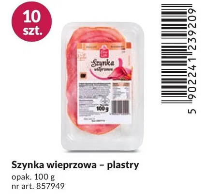 Szynka wieprzowa plastry promocja w Makro