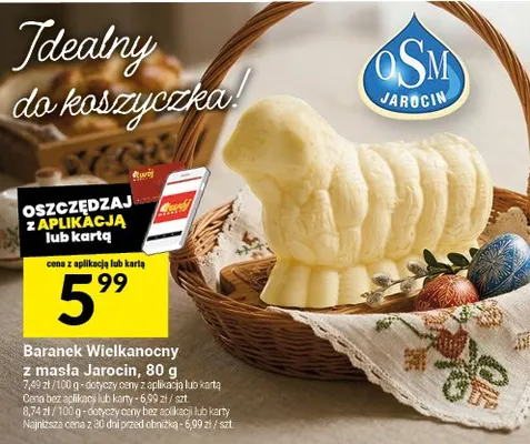 Baranek wielkanocny z masła promocja w Twój Market