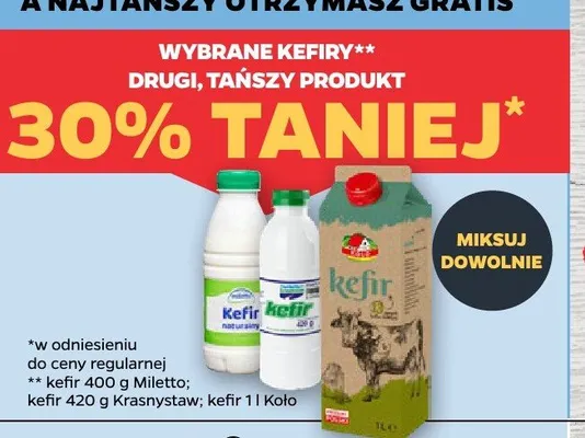 Kefiry promocja w Netto