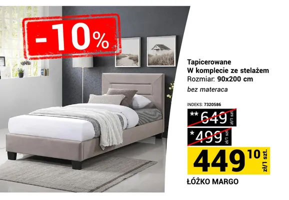 Łóżko Margo promocja w Merkury Market