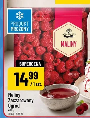 Maliny mrożone Zaczarowany Ogród promocja w POLOmarket