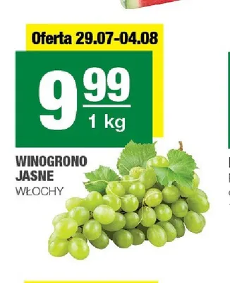 Winogrono jasne promocja w SPAR
