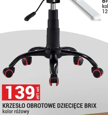 Krzesło obrotowe dziecięce Brix promocja w Merkury Market