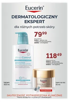 Krem na noc Eucerin Hyaluron-Filler + Elasticity promocja w Ziko Dermo