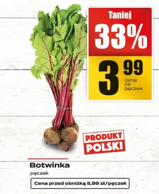 Botwinka pęczek promocja w Supeco