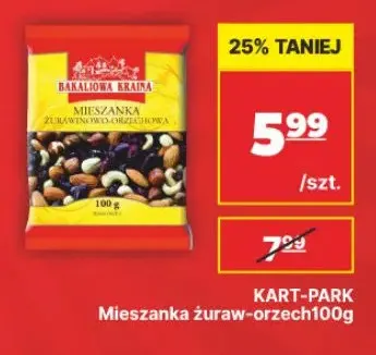 Mieszanka żuraw-orzech Bakaliowa Kraina promocja w API Market