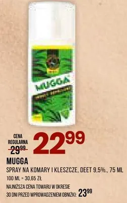 Spray na komary i kleszcze, Deet 9.5% promocja w Drogerie Natura