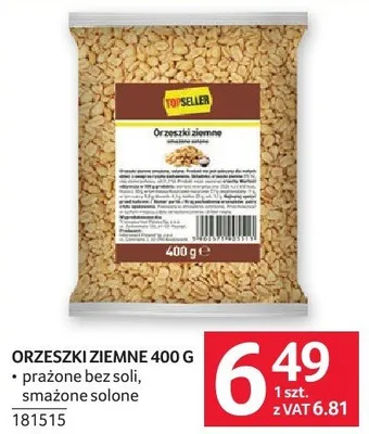 Orzeszki ziemne 400 g promocja w Selgros