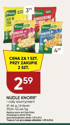 Nudle Cheese Carbonara Knorr promocja w Chata Polska