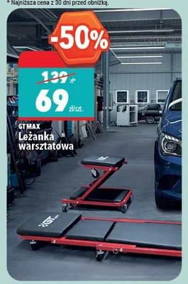 Leżanka warsztatowa GT MAX promocja w Biedronka Home