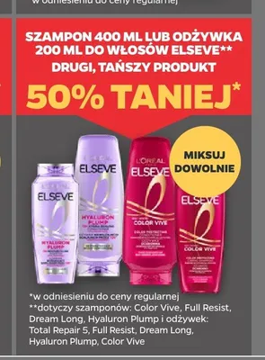 Odżywka do włosów Elseve Hyaluron Plump promocja w Netto