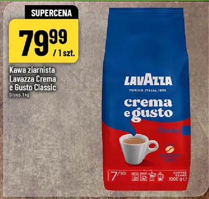 Kawa ziarnista Lavazza Crema e Gusto Classic promocja w POLOmarket