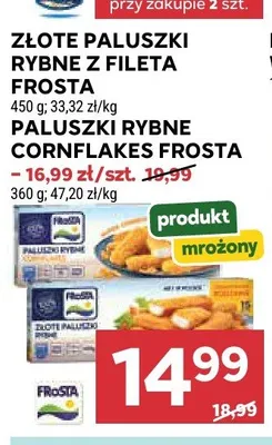 Paluszki rybne Cornflakes Frosta promocja w Stokrotka